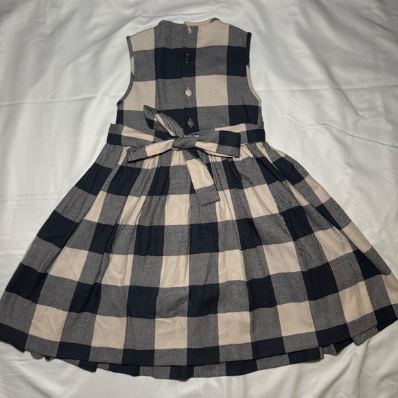 Emily Lacey Navy & White Boutique Dress Girls 4Y Twirl Party Dress - Picture 5 of 5